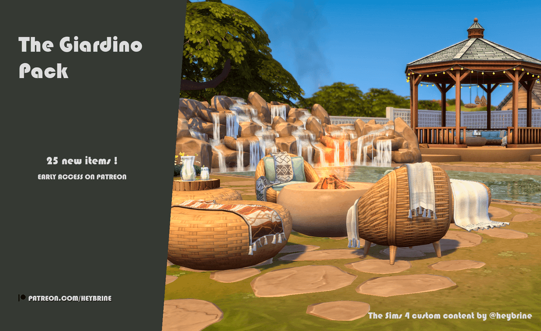 Скриншот мода Набор для патио The Giardino Pack